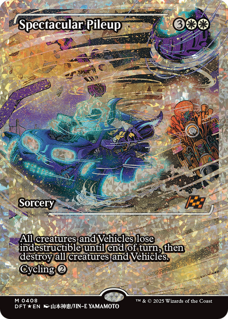 Spectacular Pileup (DFT-408) [Aetherdrift]: (Showcase) Foil