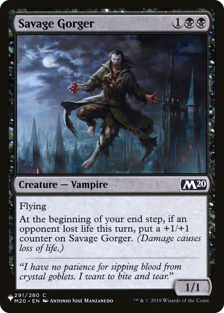Savage Gorger (LIST-M20-291) [The List]