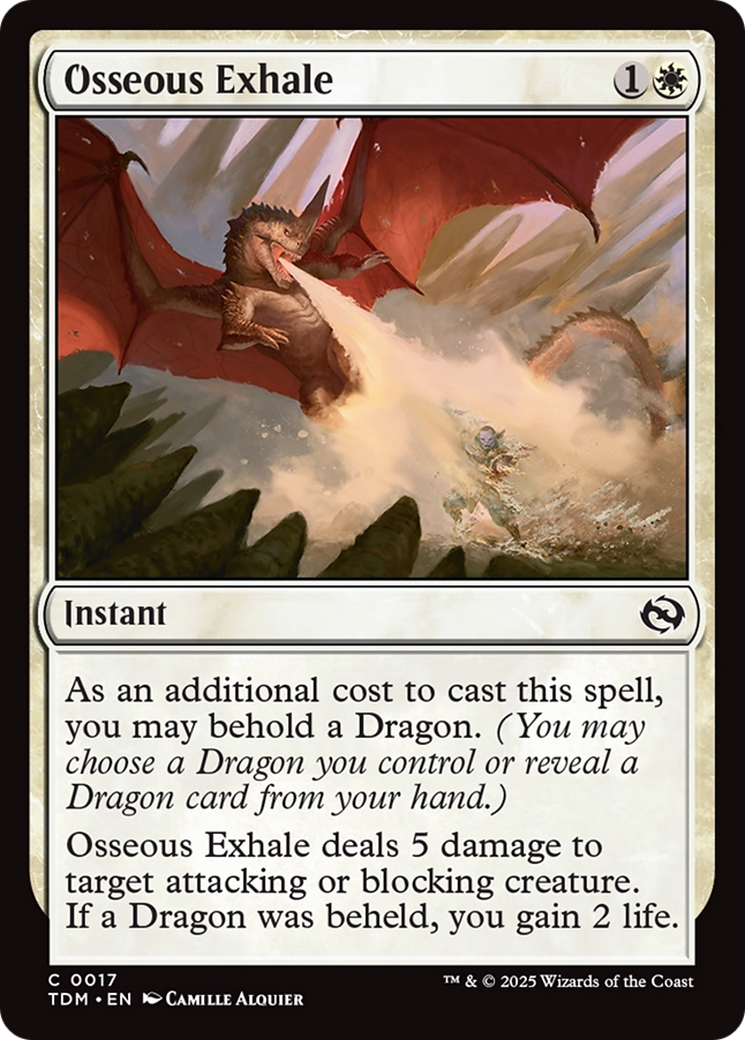 Osseous Exhale (TDM-017) [Tarkir: Dragonstorm]
