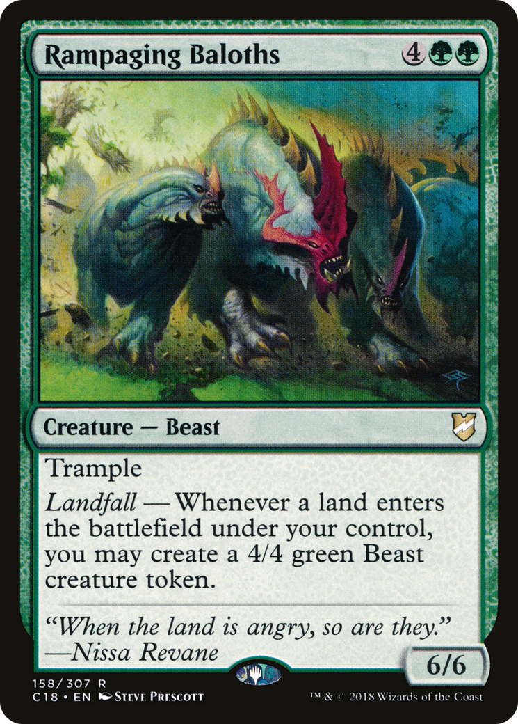Rampaging Baloths (C18-158) [Commander 2018]