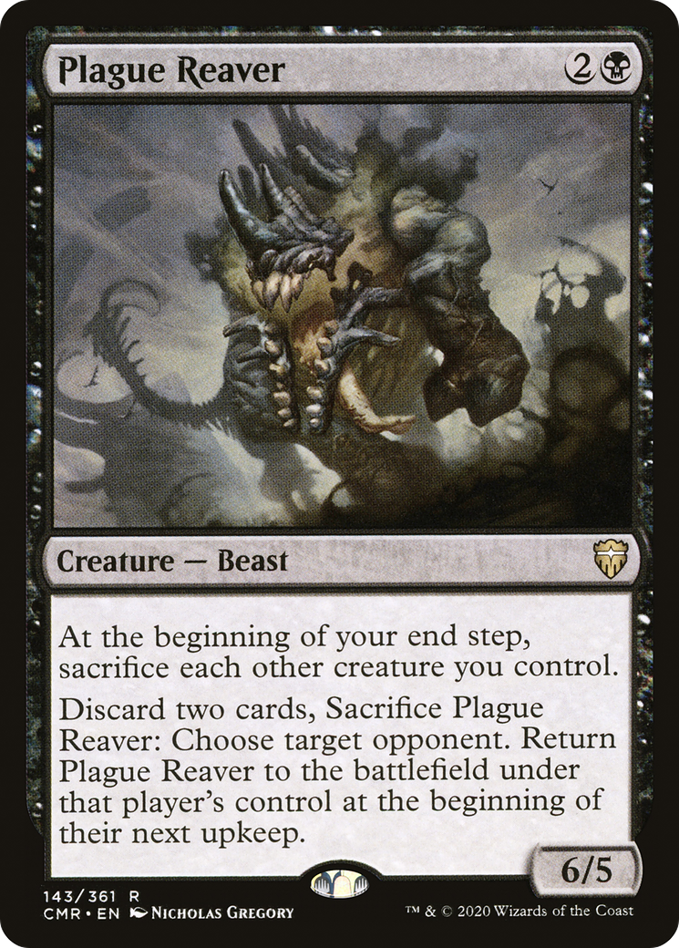Plague Reaver (CMR-143) [Commander Legends] Foil