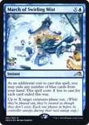 March of Swirling Mist (PRE-061) [Kamigawa: Neon Dynasty Promos] Foil