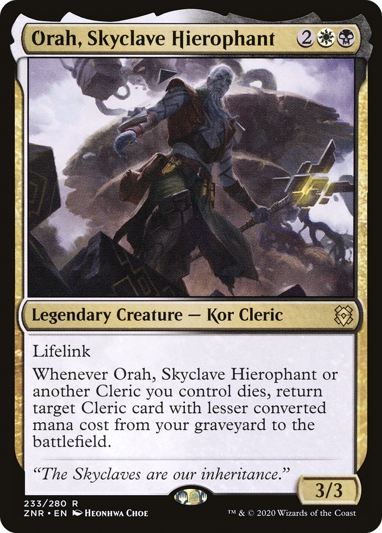 Orah, Skyclave Hierophant (ZNR-233) [Zendikar Rising] Foil