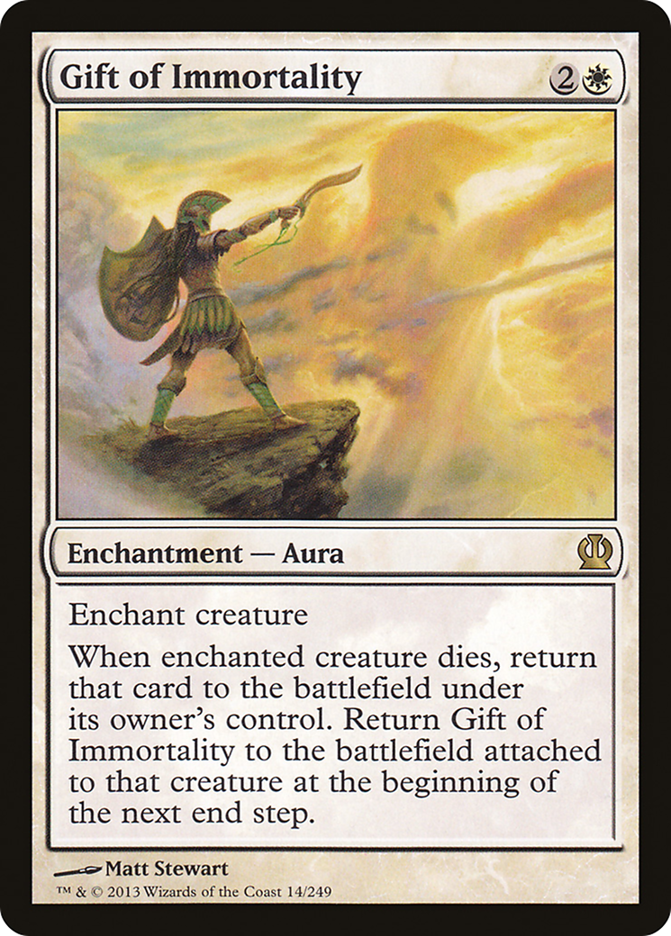 Gift of Immortality (THS-014) [Theros] Foil