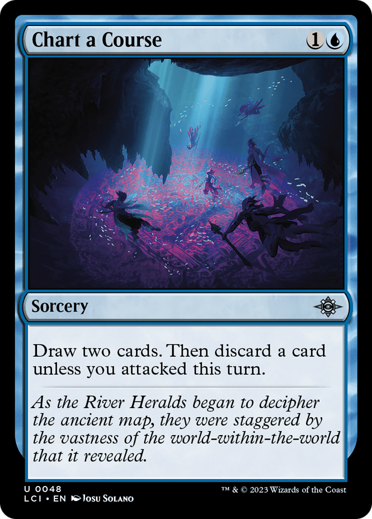 Chart a Course (LCI-048) [The Lost Caverns of Ixalan] Foil