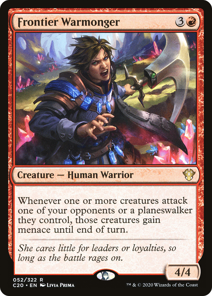 Frontier Warmonger (C20-052) [Commander 2020]