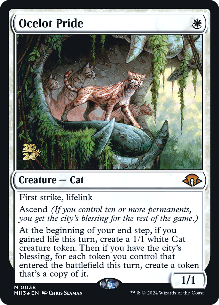 Ocelot Pride (PRE-38S) [Modern Horizons 3 Promos] Foil