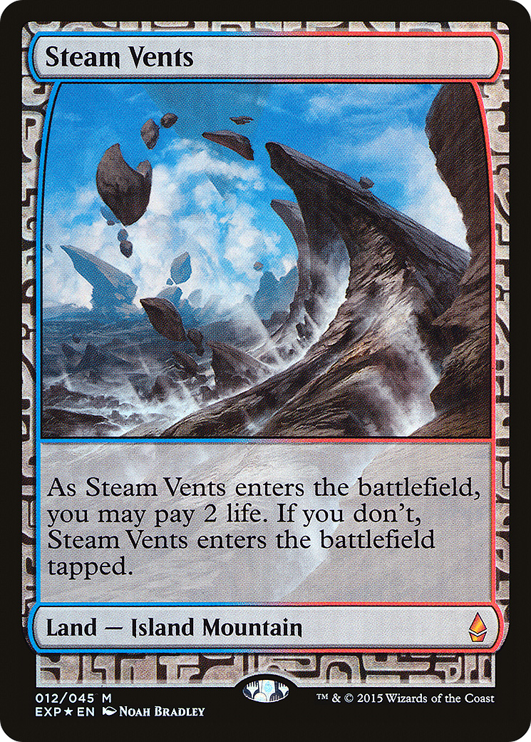 Steam Vents (EXP-012) [Zendikar Expeditions] Foil