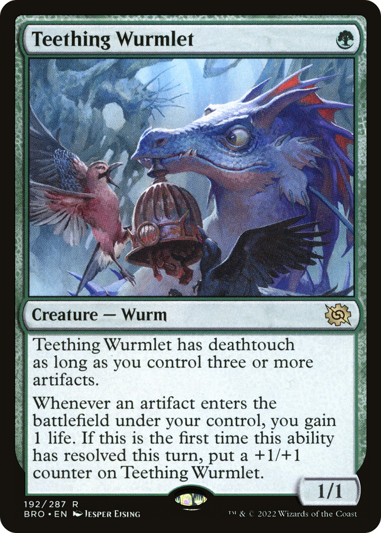 Teething Wurmlet (BRO-192) [The Brothers' War]