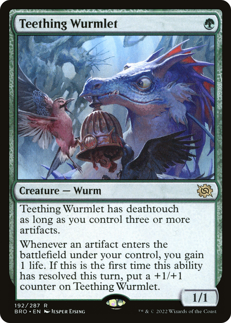 Teething Wurmlet (BRO-192) [The Brothers' War]