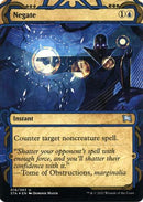 Negate (Foil Etched) (STA-018) [Strixhaven Mystical Archive] (Borderless) Foil