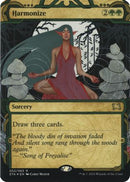 Harmonize (Foil Etched) (STA-052) (Borderless) [Strixhaven Mystical Archive] Foil