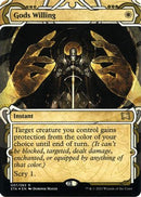 Gods Willing (Foil Etched) (STA-007) (Borderless) [Strixhaven Mystical Archive] Foil