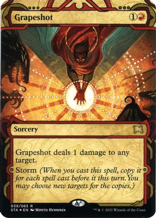 Grapeshot (Foil Etched) (STA-039) (Borderless) [Strixhaven Mystical Archive] Foil