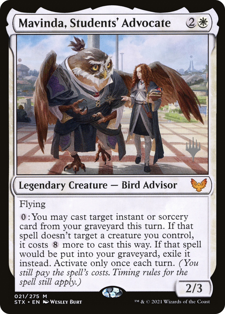 Mavinda, Students' Advocate (PPSTX-21P) [Promo Pack: Strixhaven: School of Mages Promos]