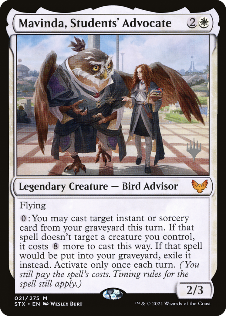 Mavinda, Students' Advocate (PPSTX-21P) [Strixhaven: School of Mages Promos] Foil