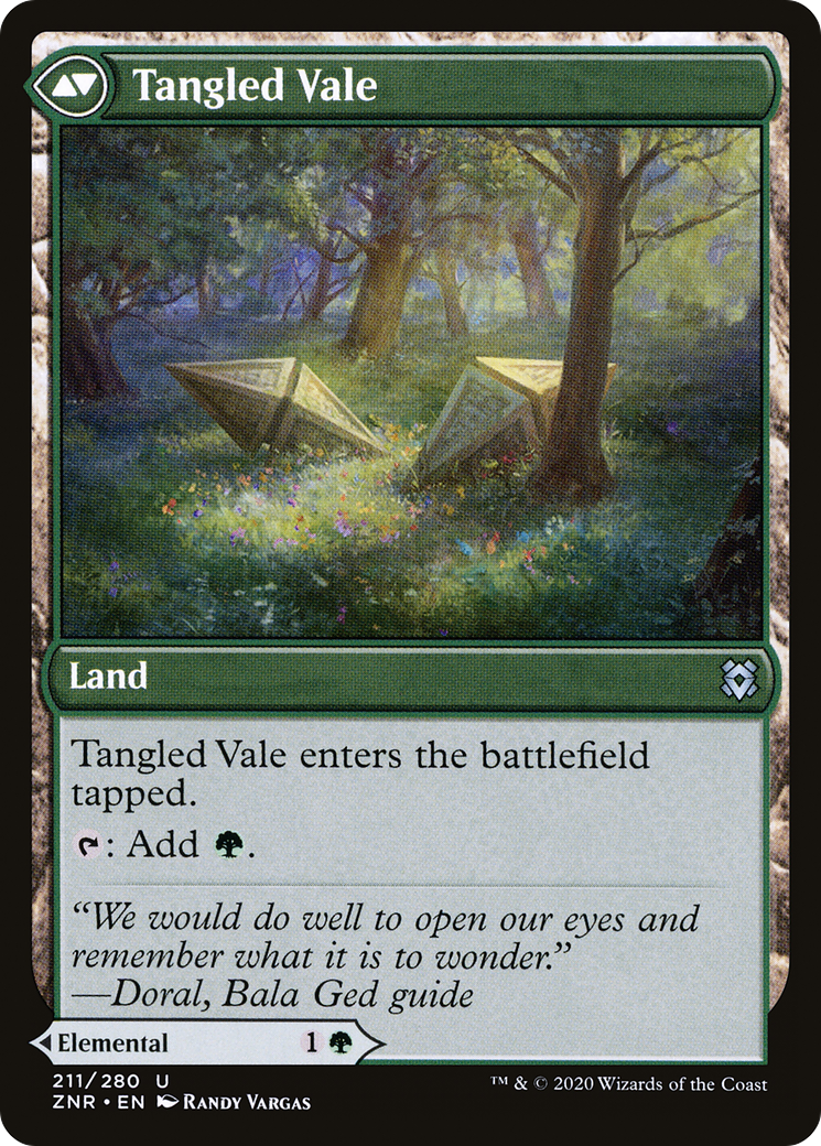 Tangled Florahedron (ZNR-211) [Zendikar Rising] Foil