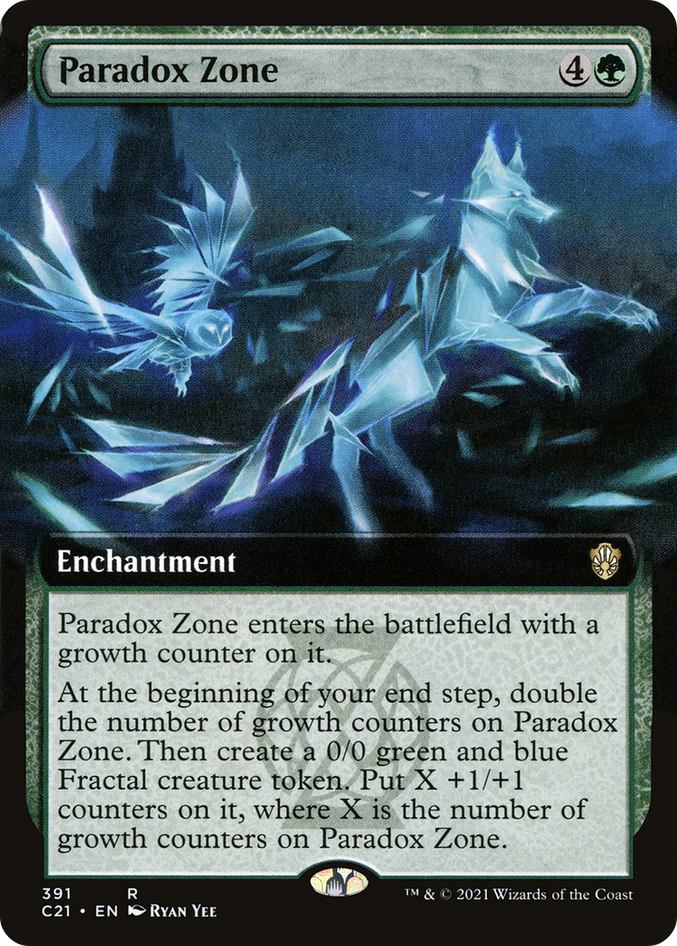 Paradox Zone (C21-391) [Commander 2021]: (Extended Art)