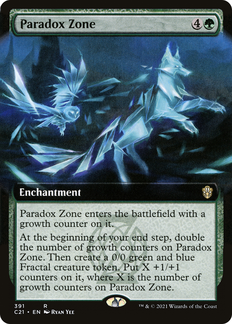 Paradox Zone (Extended Art) (C21-391) [Commander 2021]