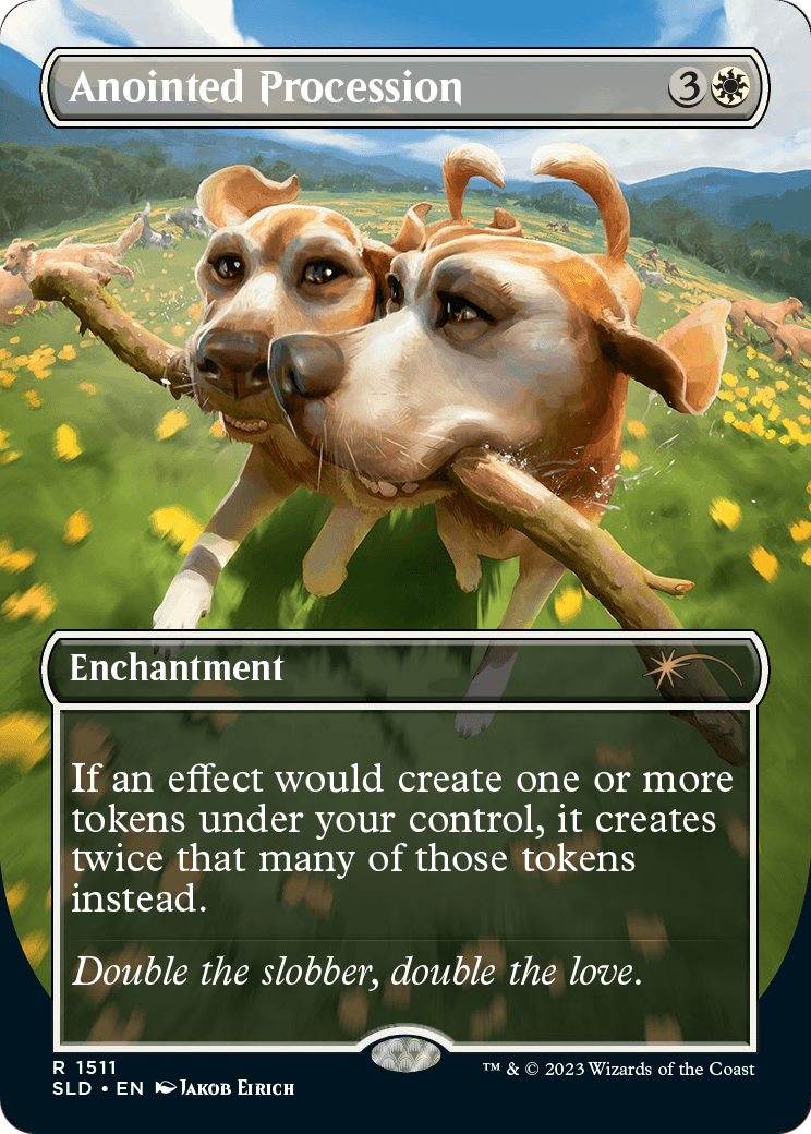 Anointed Procession (SLD-1511) (Borderless) [Secret Lair Drop] Foil