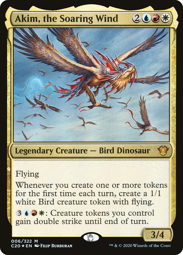 Akim, the Soaring Wind (C20-006) [Commander 2020] Foil