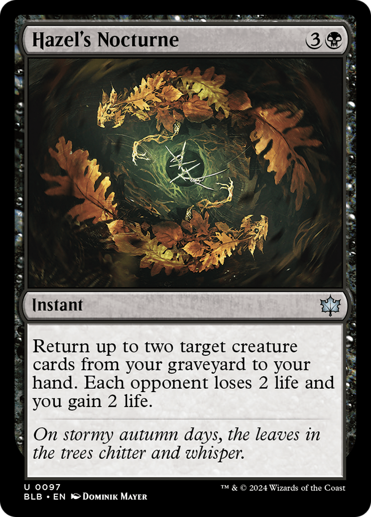 Hazel's Nocturne (BLB-097) [Bloomburrow]