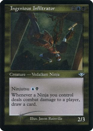 Ingenious Infiltrator (Retro Frame) (Foil Etched) (MH1-028) [Modern Horizons] Foil