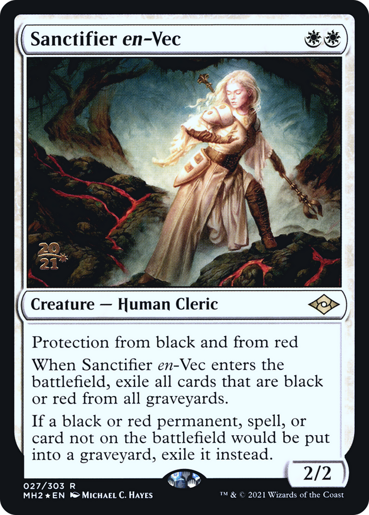 Sanctifier en-Vec (PRE-27S) [Modern Horizons 2 Promos] Foil