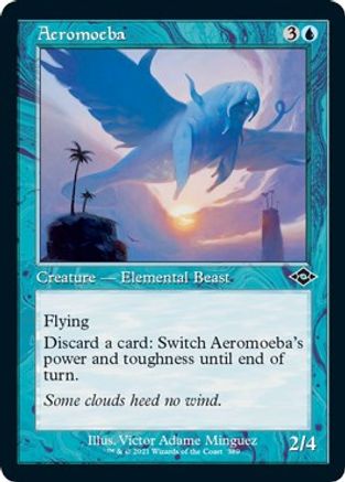 Aeromoeba (Retro Frame) (Foil Etched) (MH2-389) [Modern Horizons 2] Foil