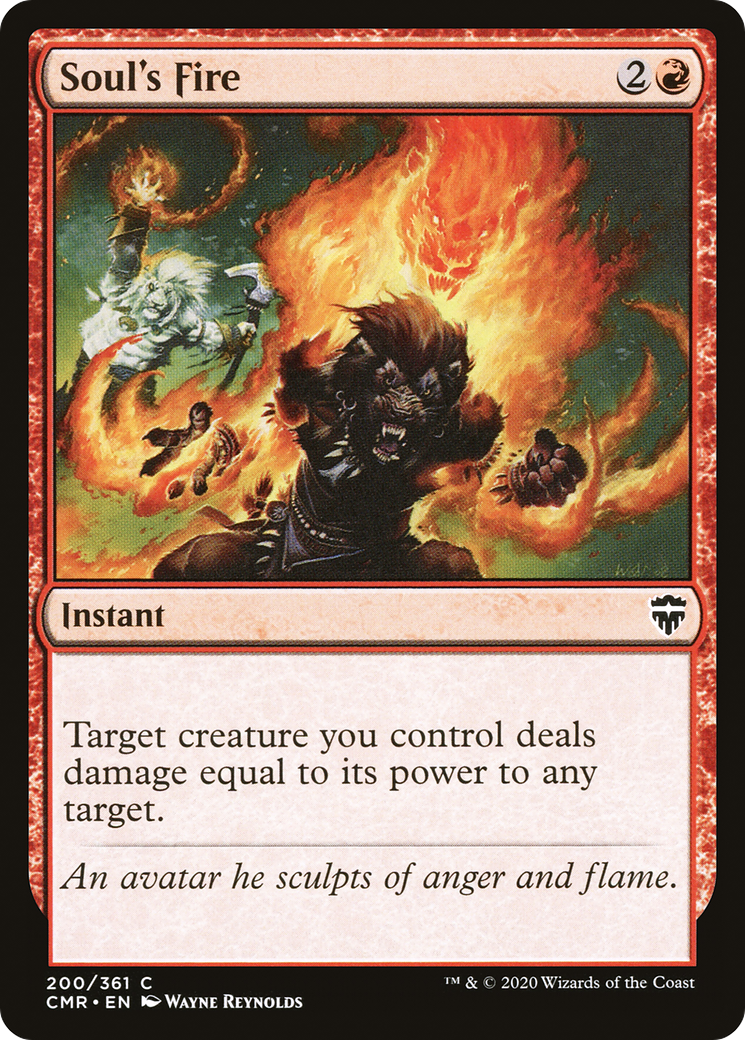 Soul's Fire (CMR-200) [Commander Legends] Foil