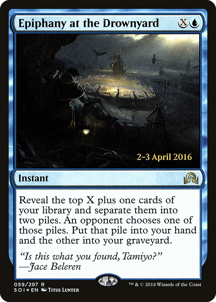 Epiphany at the Drownyard (PRE-59S) [Shadows over Innistrad Promos] Foil
