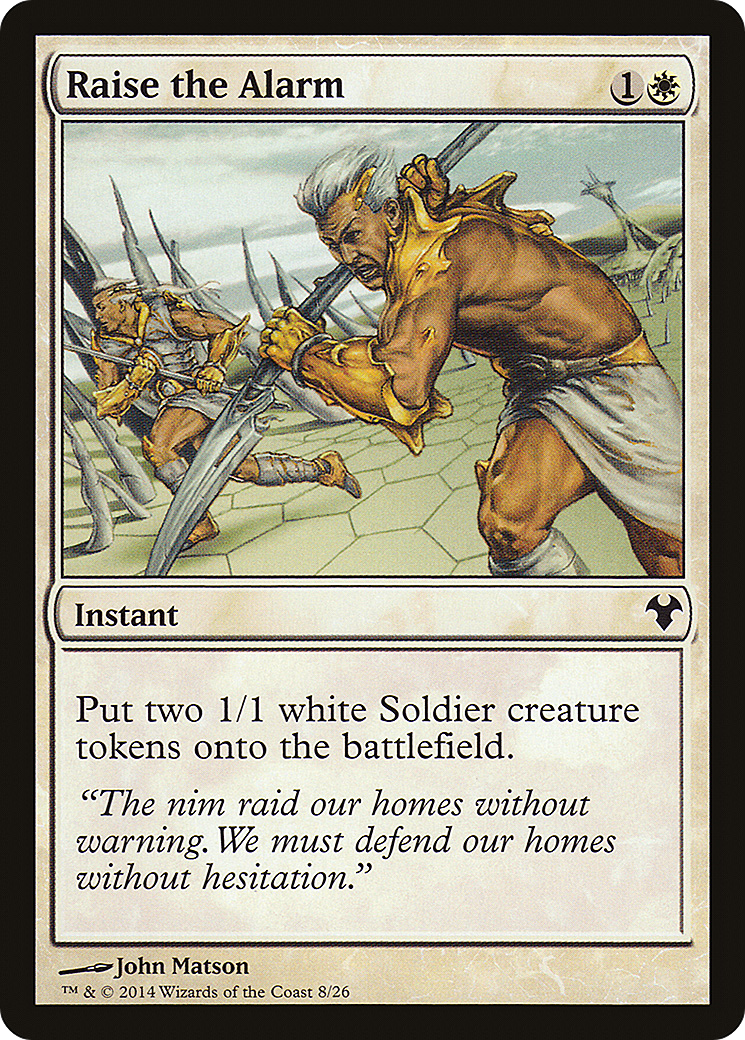 Raise the Alarm (MD1-008) [Modern Event Deck 2014]