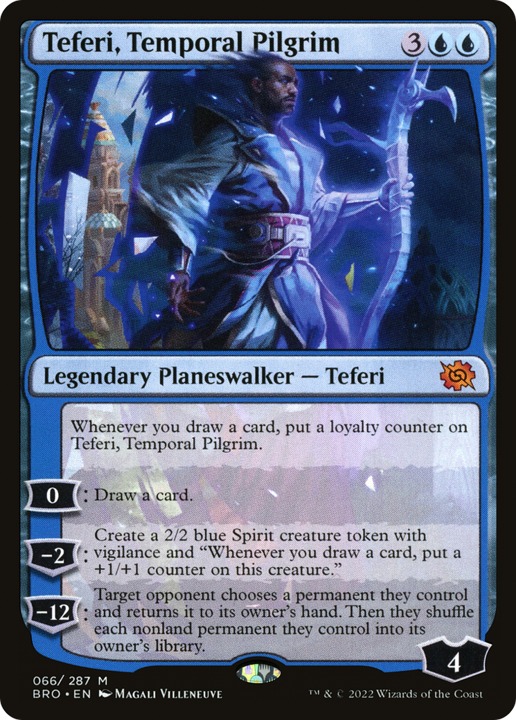 Teferi, Temporal Pilgrim (BRO-066) [The Brothers' War] Foil
