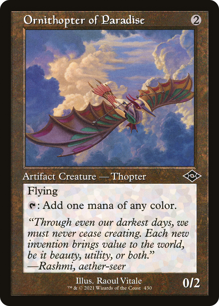 Ornithopter of Paradise (MH2-430) [Modern Horizons 2] Foil