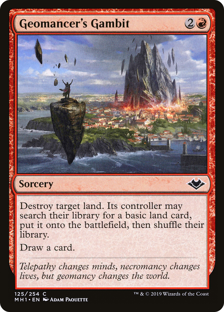 Geomancer's Gambit (MH1-125) [Modern Horizons]