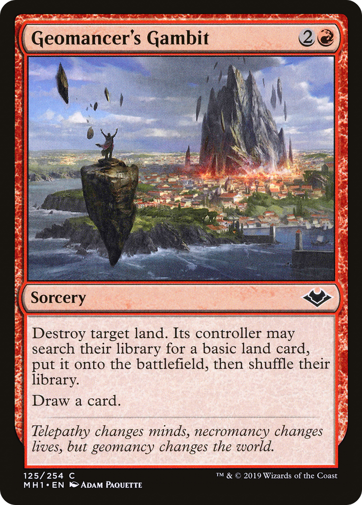 Geomancer's Gambit (MH1-125) [Modern Horizons] Foil
