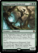 Whisperwood Elemental (MKC-194) [Murders at Karlov Manor Commander]