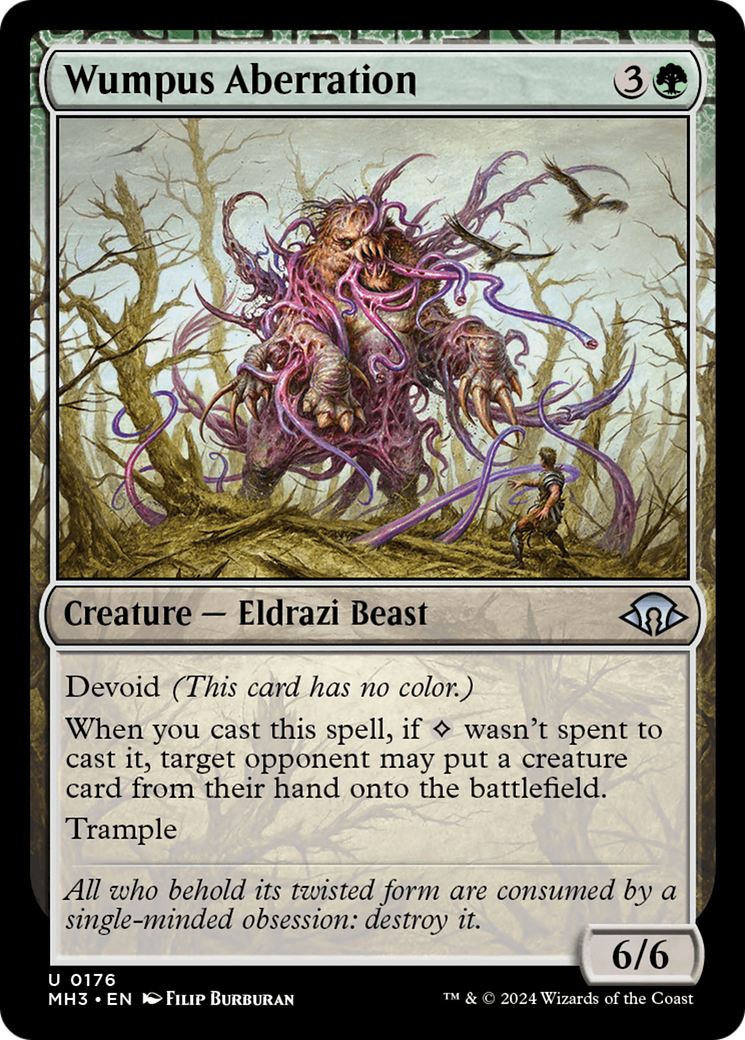 Wumpus Aberration (MH3-176) [Modern Horizons 3]: (devoid)