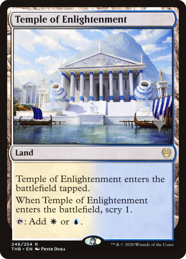 Temple of Enlightenment (PPTHB-246P) [Promo Pack: Theros Beyond Death Promos]