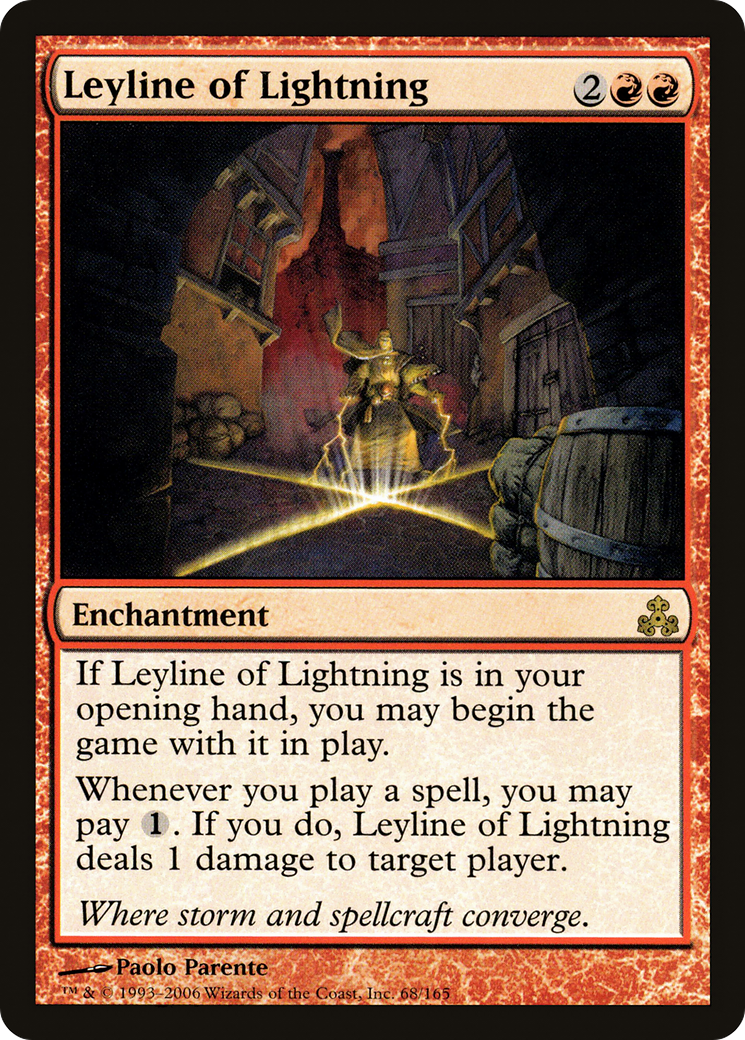 Leyline of Lightning (GPT-068) [Guildpact]