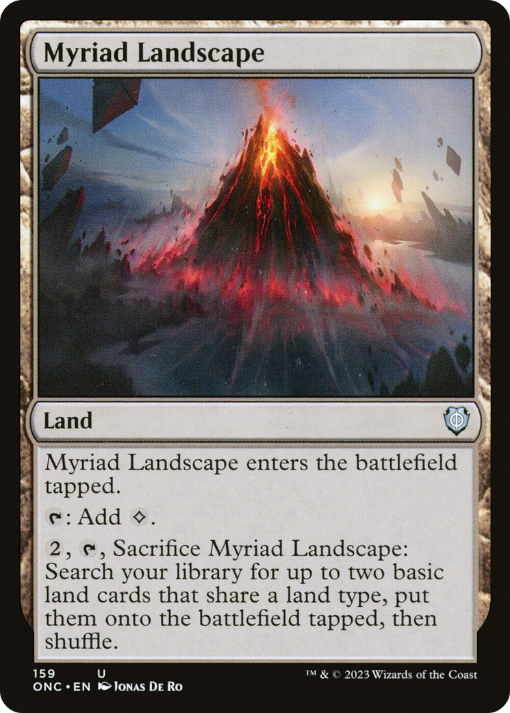 Myriad Landscape (ONC-159) [Phyrexia: All Will Be One Commander]