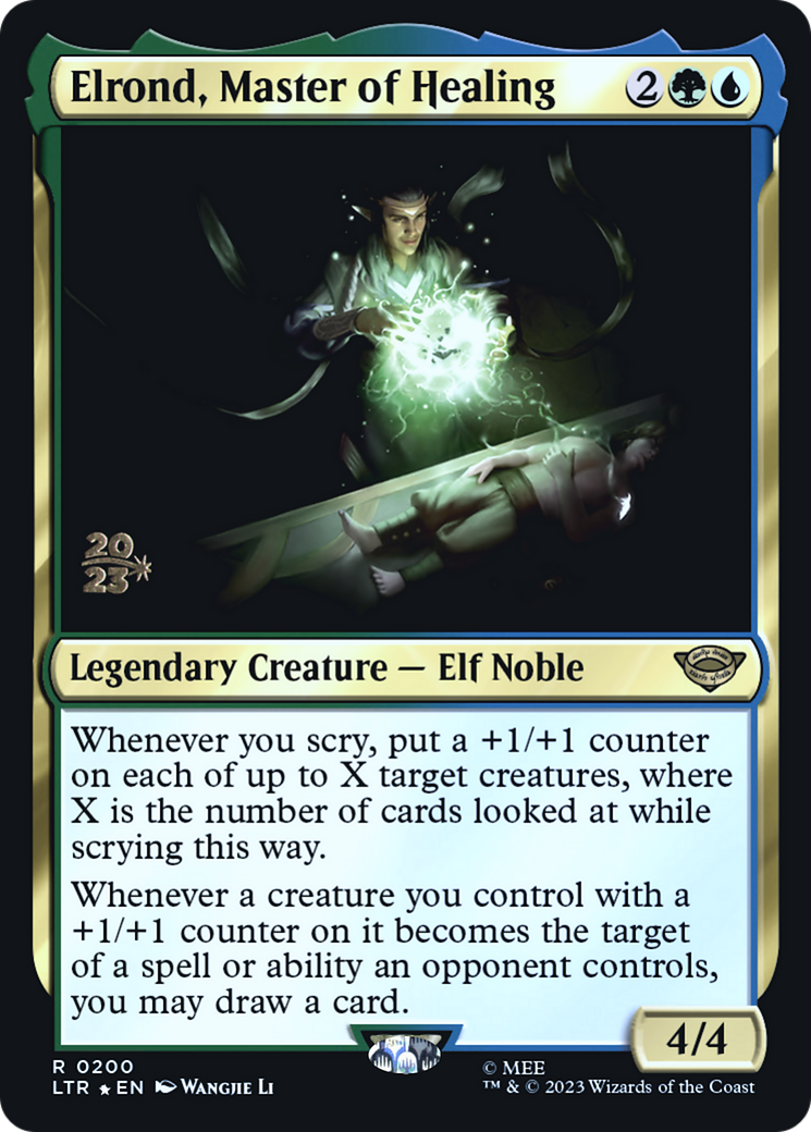 Elrond, Master of Healing (PRE-200S) [Tales of Middle-earth Promos] Foil