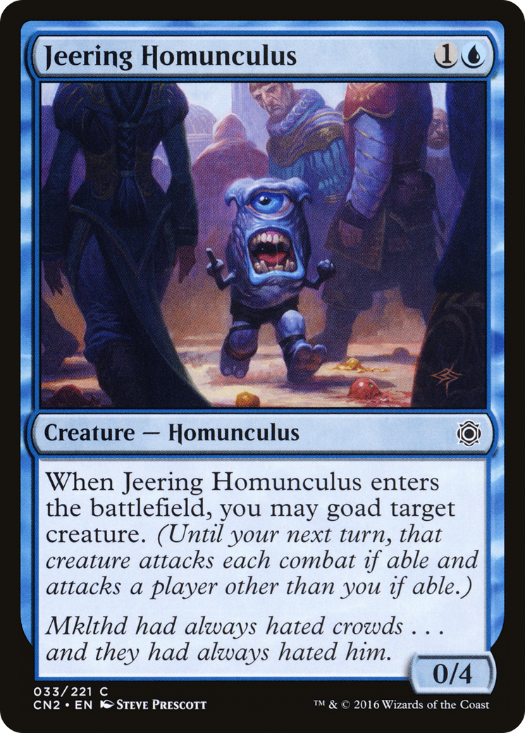 Jeering Homunculus (CN2-033) [Conspiracy: Take the Crown]
