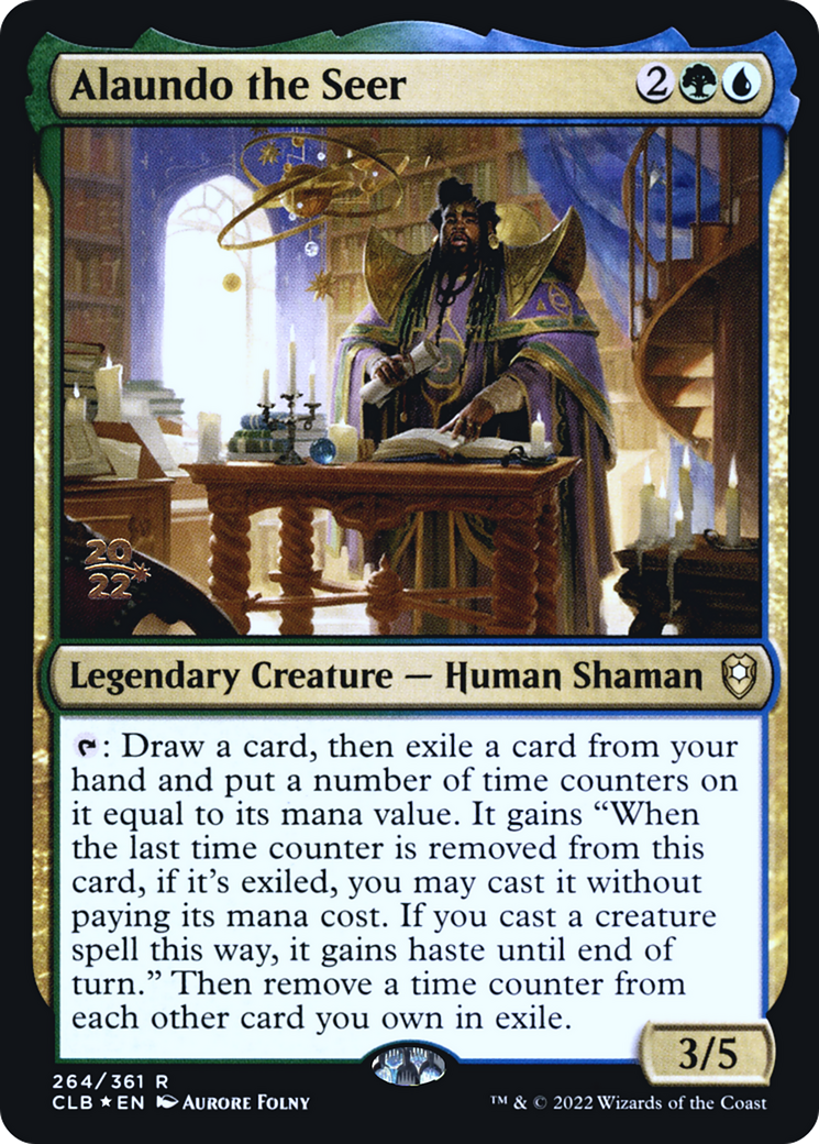 Alaundo the Seer (PRE-264) [Battle for Baldur's Gate Promos] Foil