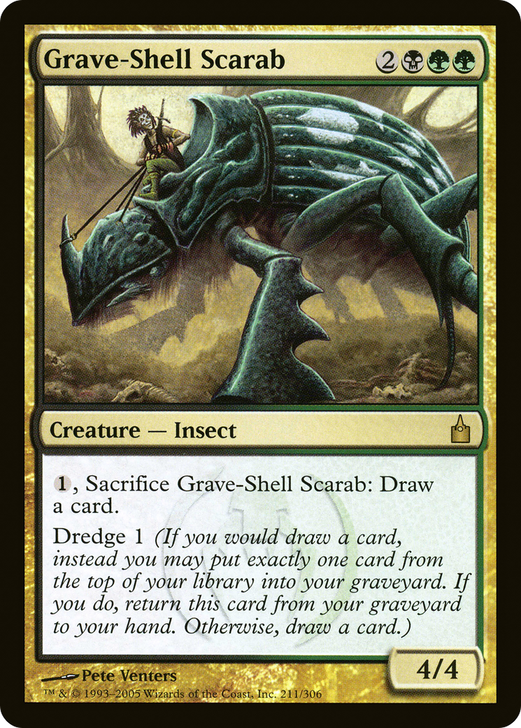 Grave-Shell Scarab (RAV-211) [Ravnica: City of Guilds] Foil