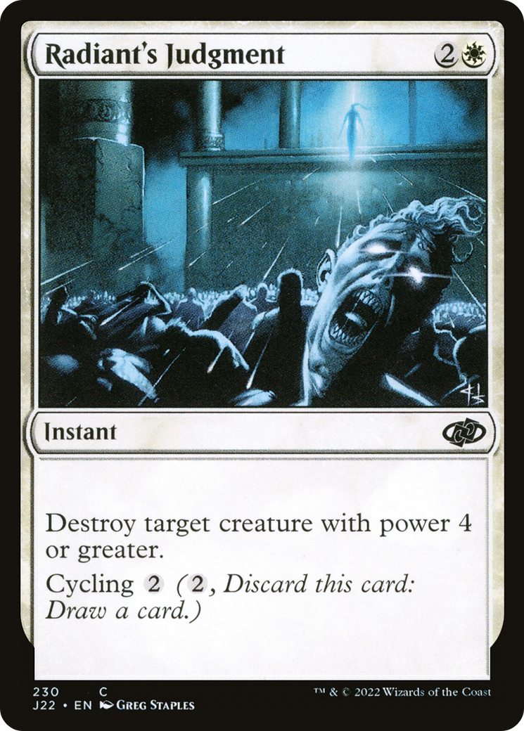 Radiant's Judgment (J22-230) [Jumpstart 2022]