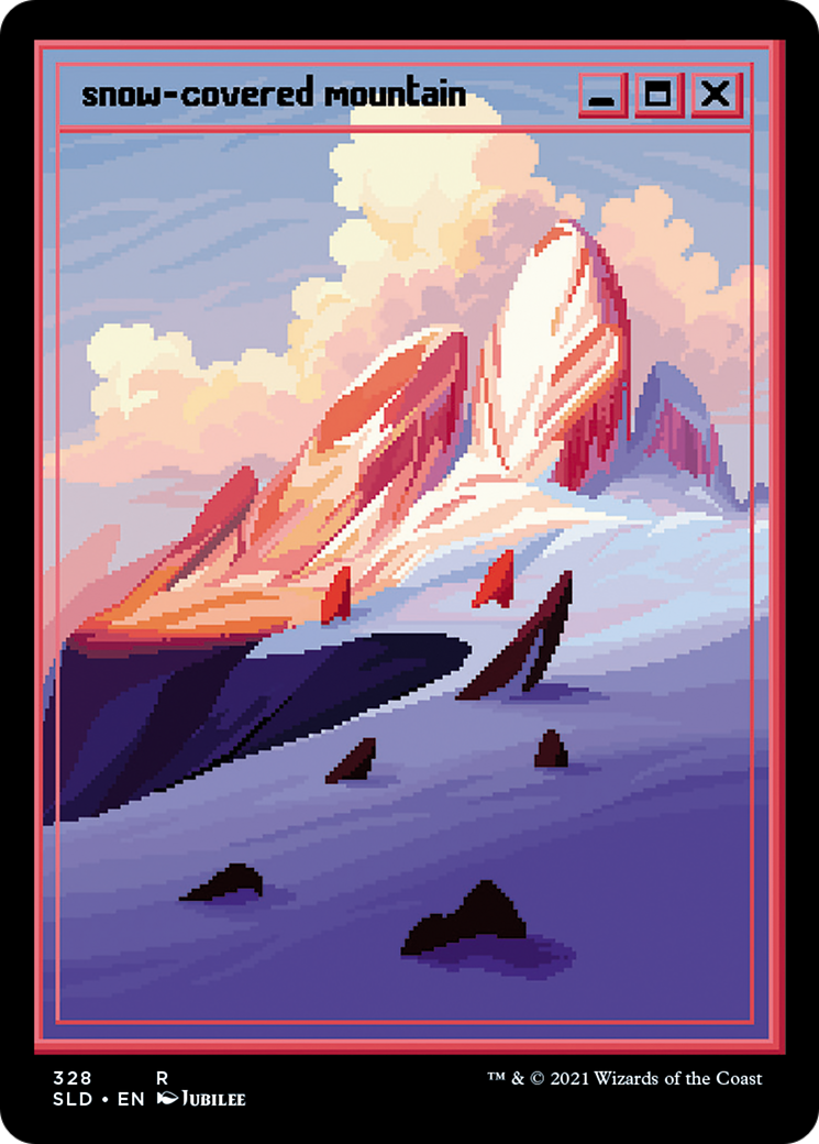 Snow-Covered Mountain (SLD-328) [Secret Lair Drop]