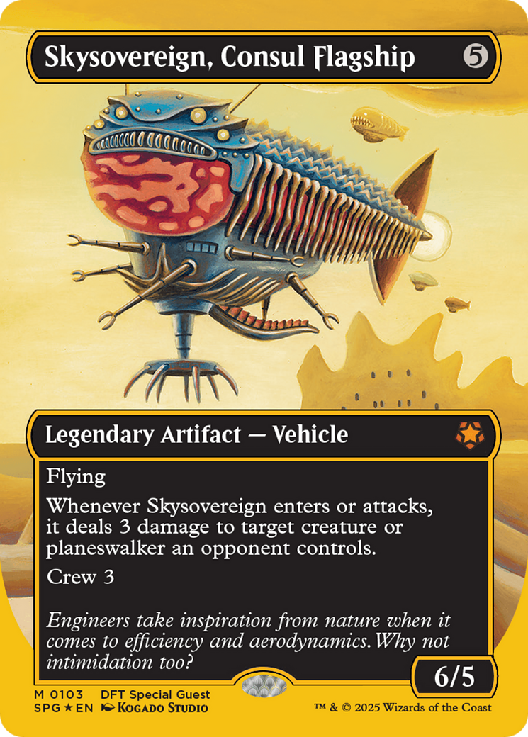 Skysovereign, Consul Flagship (SPG-103) [Special Guests] (Borderless) Foil