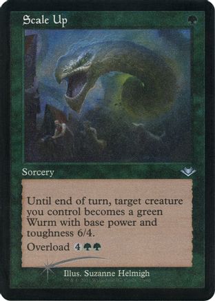 Scale Up (Retro Frame) (Foil Etched) (MH1-023) [Modern Horizons] Foil