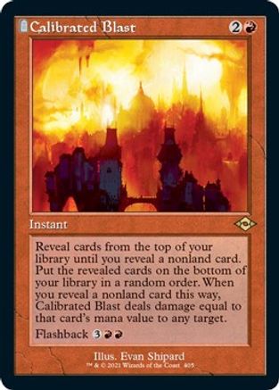 Calibrated Blast (Retro Frame) (MH2-405) [Modern Horizons 2] Foil